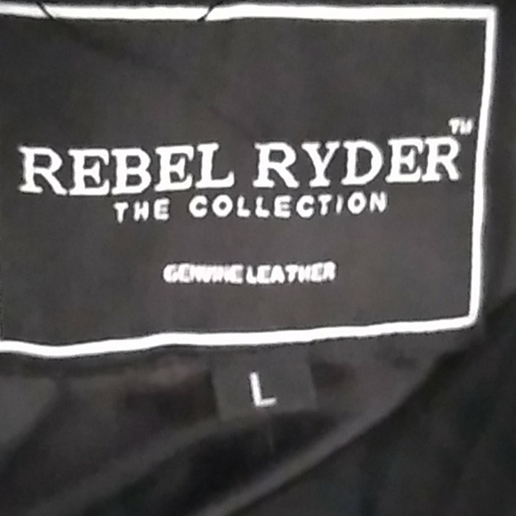 Moto Jacket BLACK LEATHER UNISEX - Picture 7 of 15